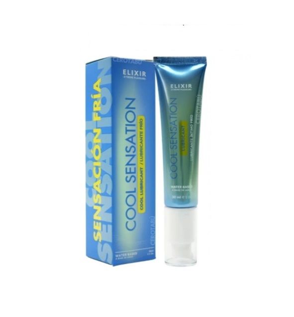 LUBRICANTE COOL SENSACIÓN FRÍA SABOR A MENTA ELIXIR 30 ML