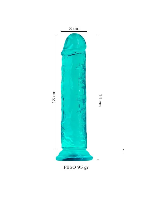 DILDO SILICONA TALLA S 14 CM miniatura 2