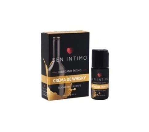 LUBRICANTE SEN INTIMO CREMA DE WHISKI SENSACIÓN CALIENTE 30 ML