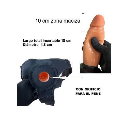 ARNES AJUSTABLE DILDO (HUECO) miniatura 2