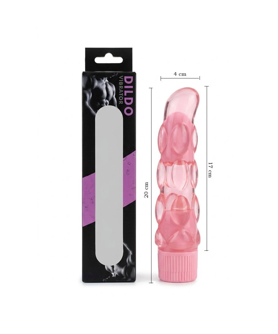 VIBRADOR SILICONA 20 CM PINKAT