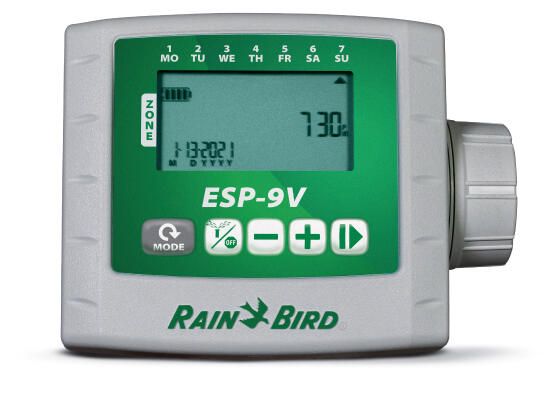 Rain Bird ESP-9V-6 — six-zone battery-powered controller