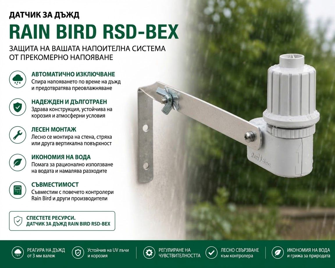Сензор за дъжд Rain Bird RSD-BEx