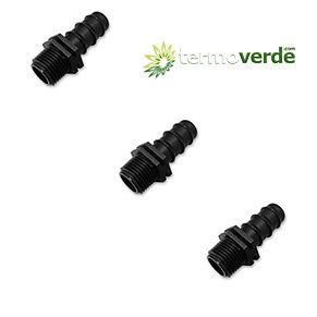 Адаптор 16 × 1/2″ M оребрен за капков маркуч Irritec