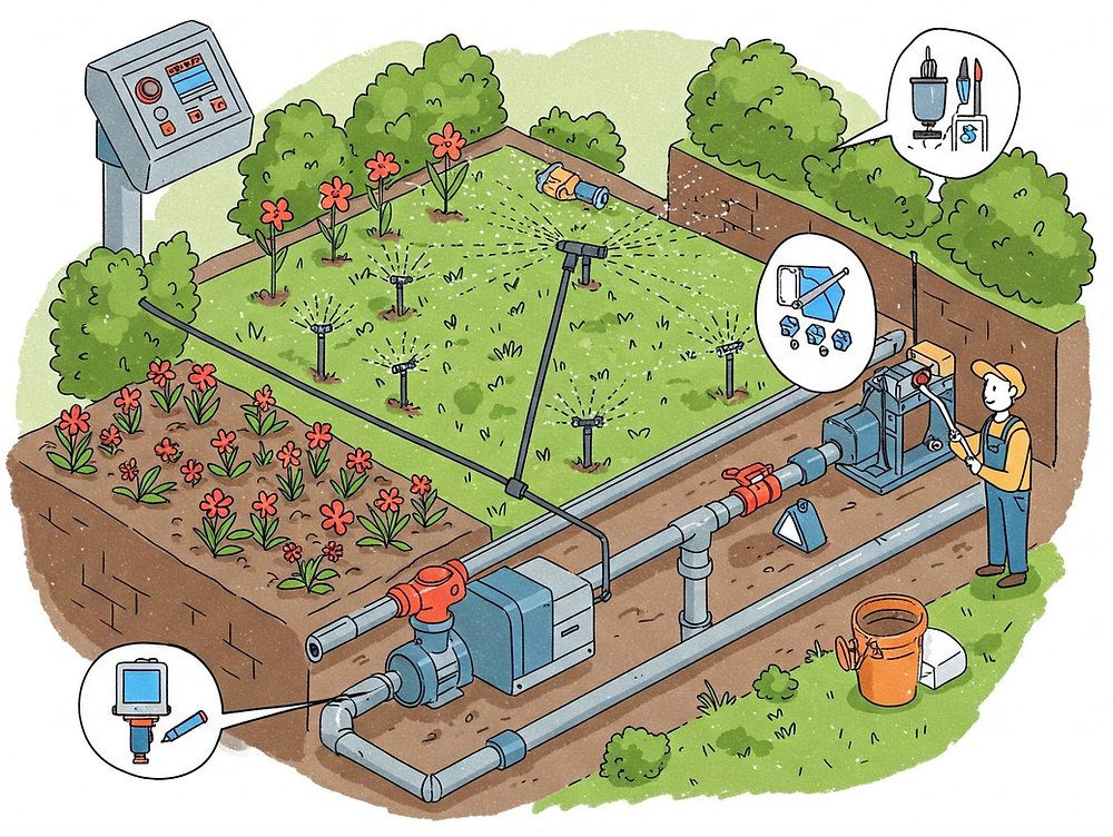 Annual Maintenance for Automatic Irrigation Systems