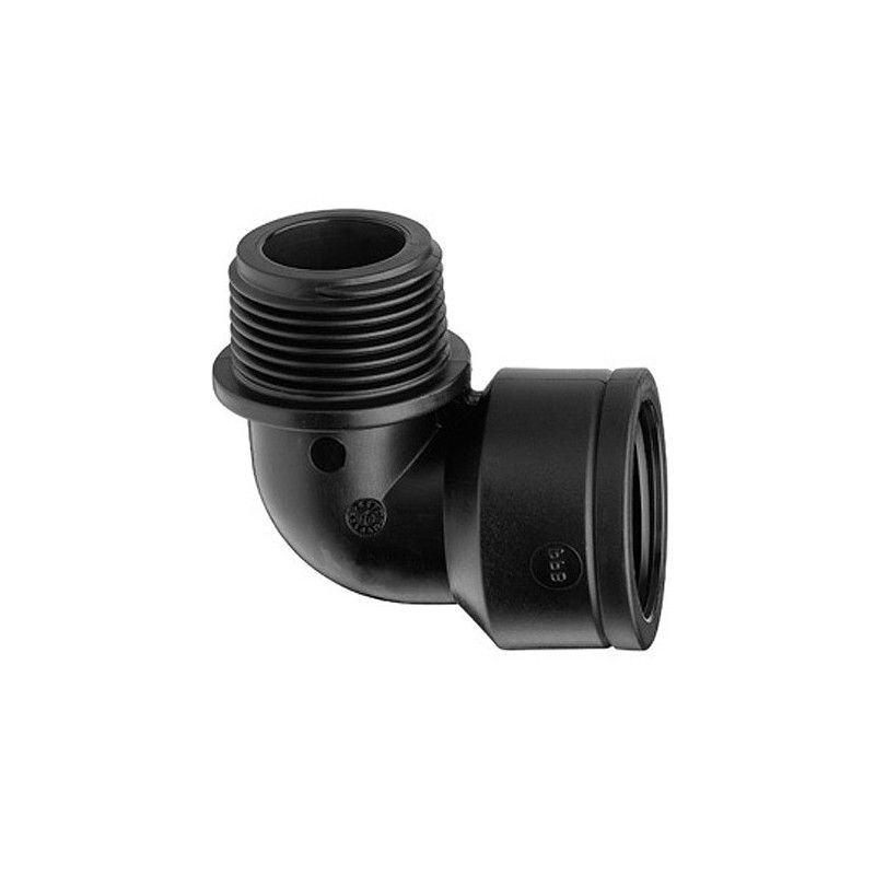 Коляно нипел Irritec 1″ Ж × 1″ М, полиетилен