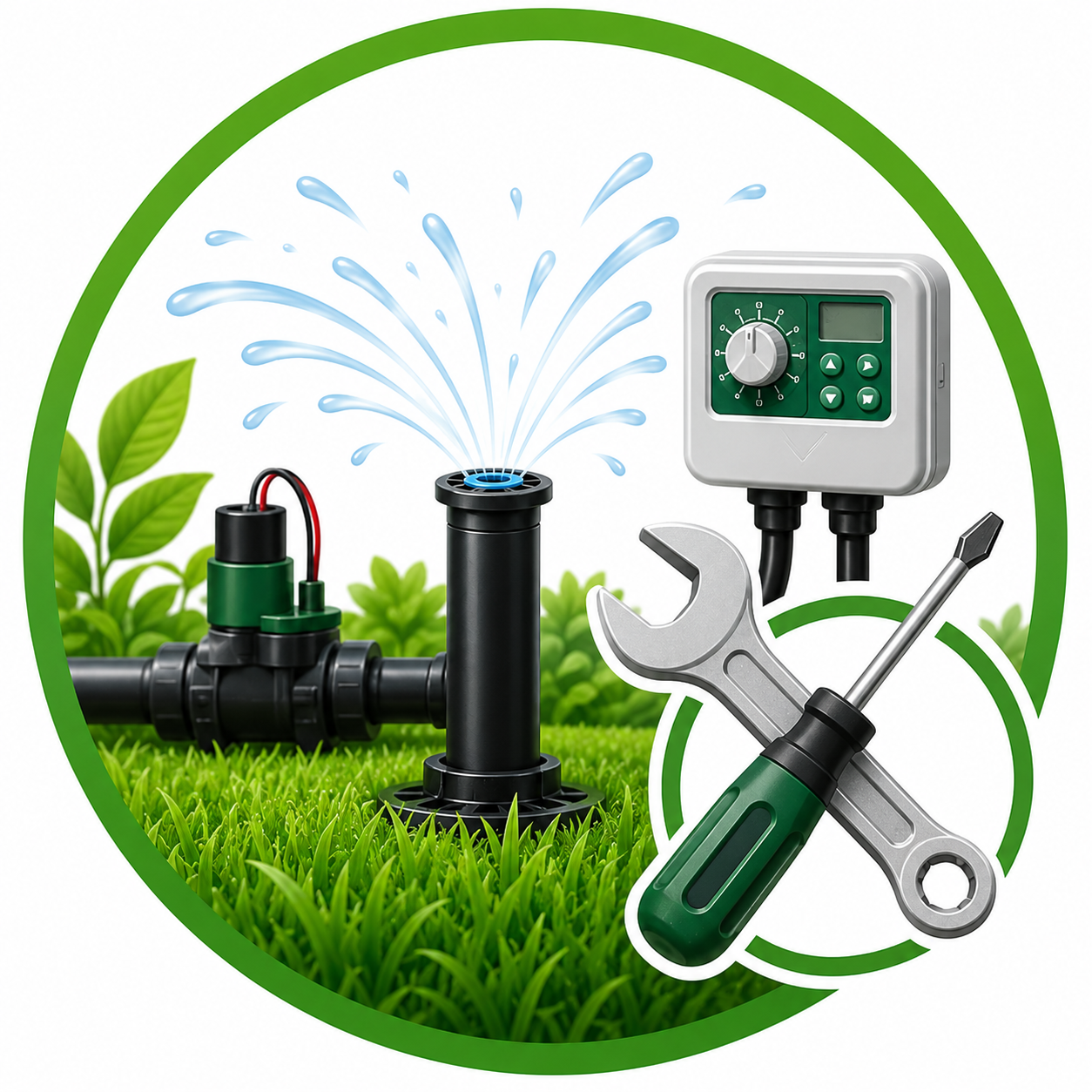 Irrigation system repair and maintenance