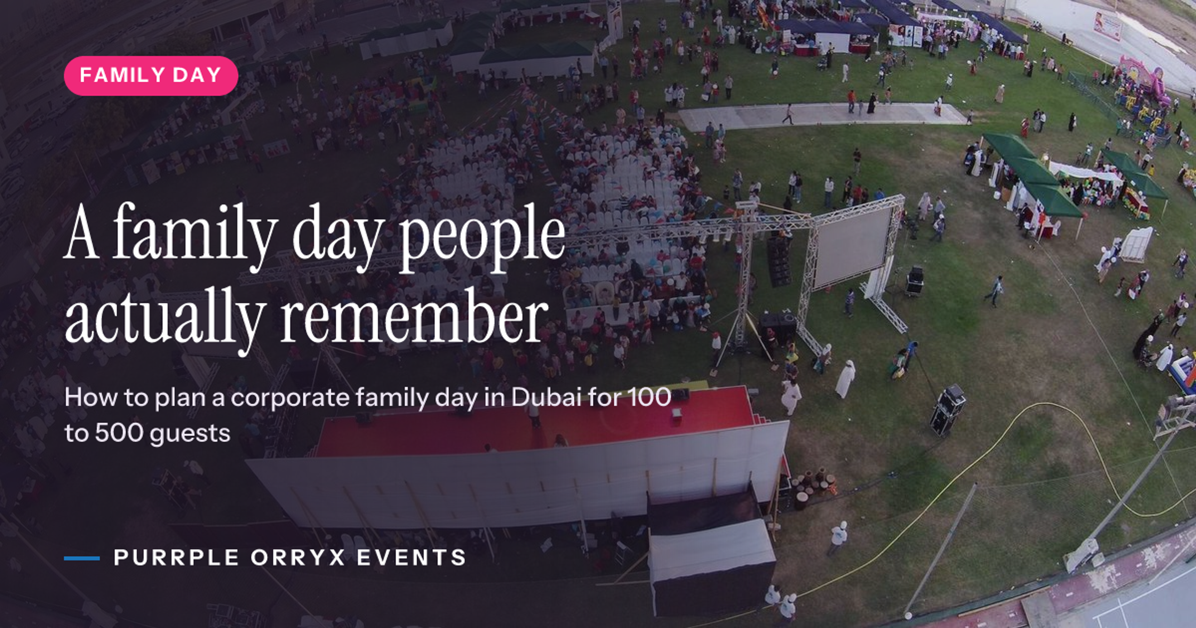 A family day people actually remember, Purrple Orryx Events