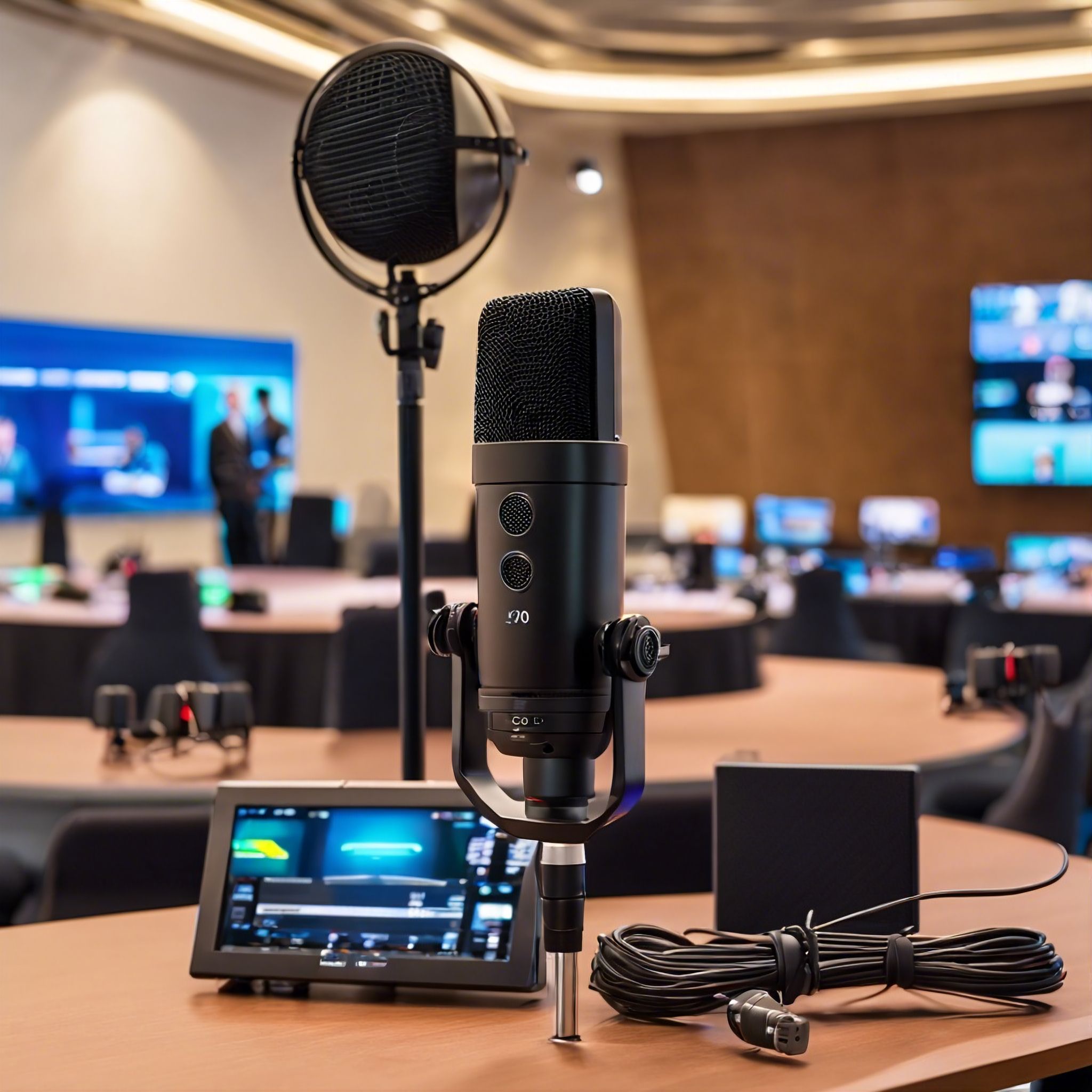 Close-up of various AV equipment including microphones, speakers, LED screens, and live-streaming cameras in a conference room." 4. Planning and Implementing AV Technology for Events Meta Description: "Learn how to plan and implement AV technology for events, from assessing needs and selecting partners to ensuring a flawless event day." Alt Text: "Event planning session with a team reviewing blueprints, budget sheets, and AV equipment options." 5. The Future of AV Technology in Events Meta Description: "Get insights into the future of AV technology in events, featuring innovations like VR, AR, AI-driven systems, and sustainable practices." Alt Text: "Futuristic event setup with virtual reality, augmented reality, and AI-driven AV technology in a sleek, modern venue.