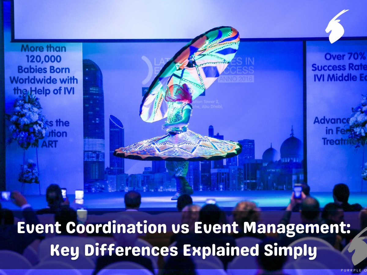 Event Coordination vs Event Management: Key Differences Explained Simply