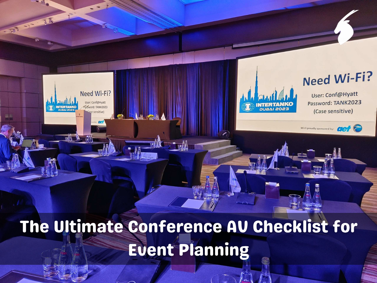 The Ultimate Conference AV Checklist for Event Planning