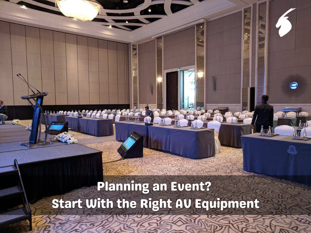 Planning an Event? Start With the Right AV Equipment