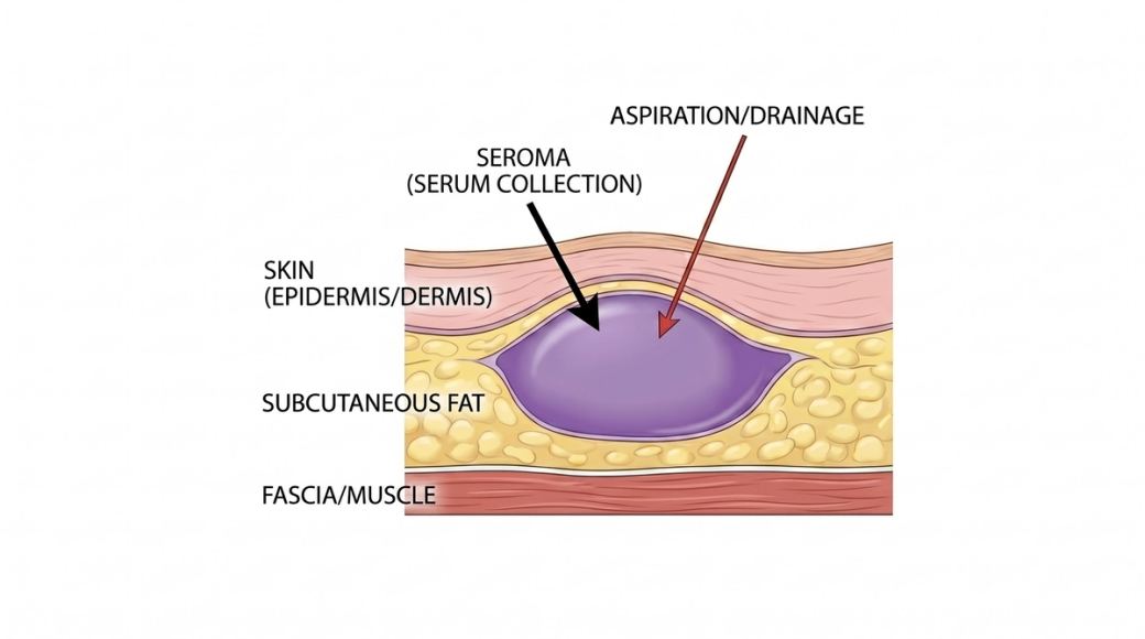 Lymphatic drainage and connective tissue of the fascia