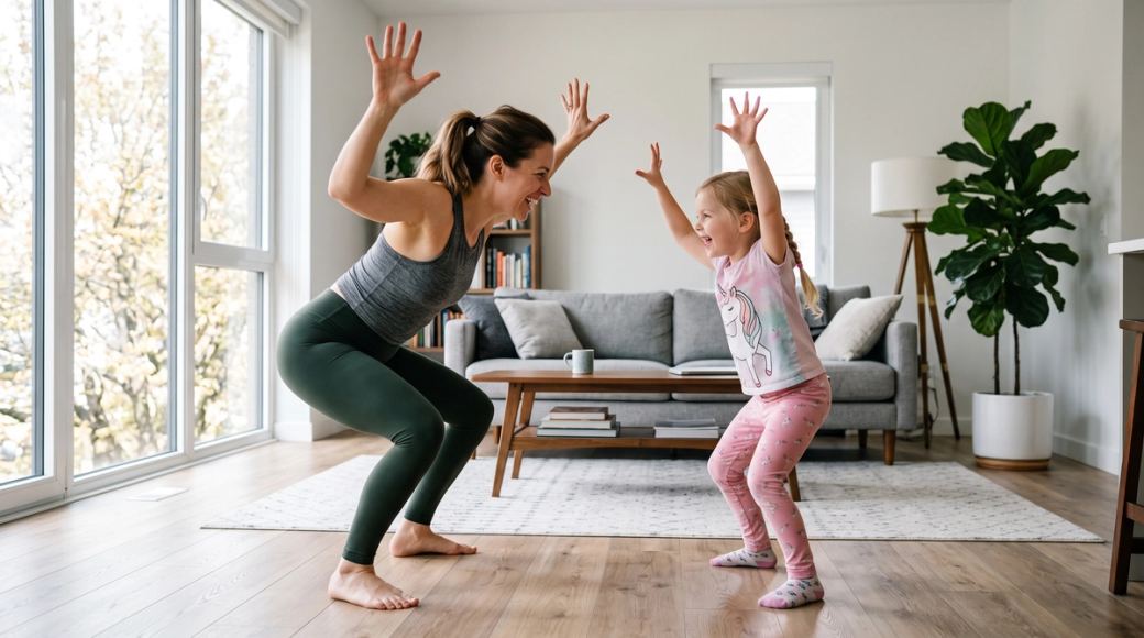 Cross-lateral movement break exercise for kids to reset focus and support brain development