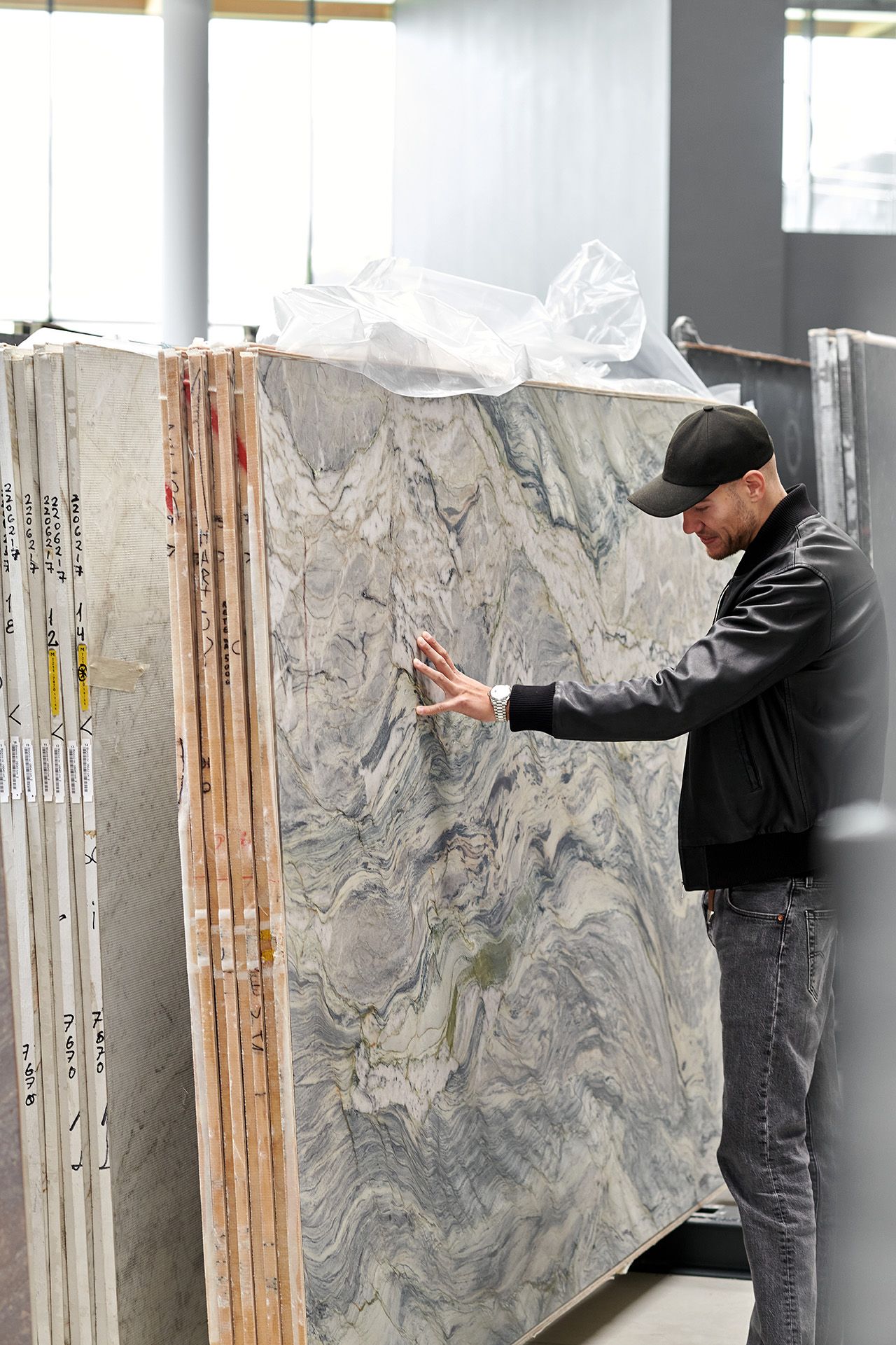 selecting stones