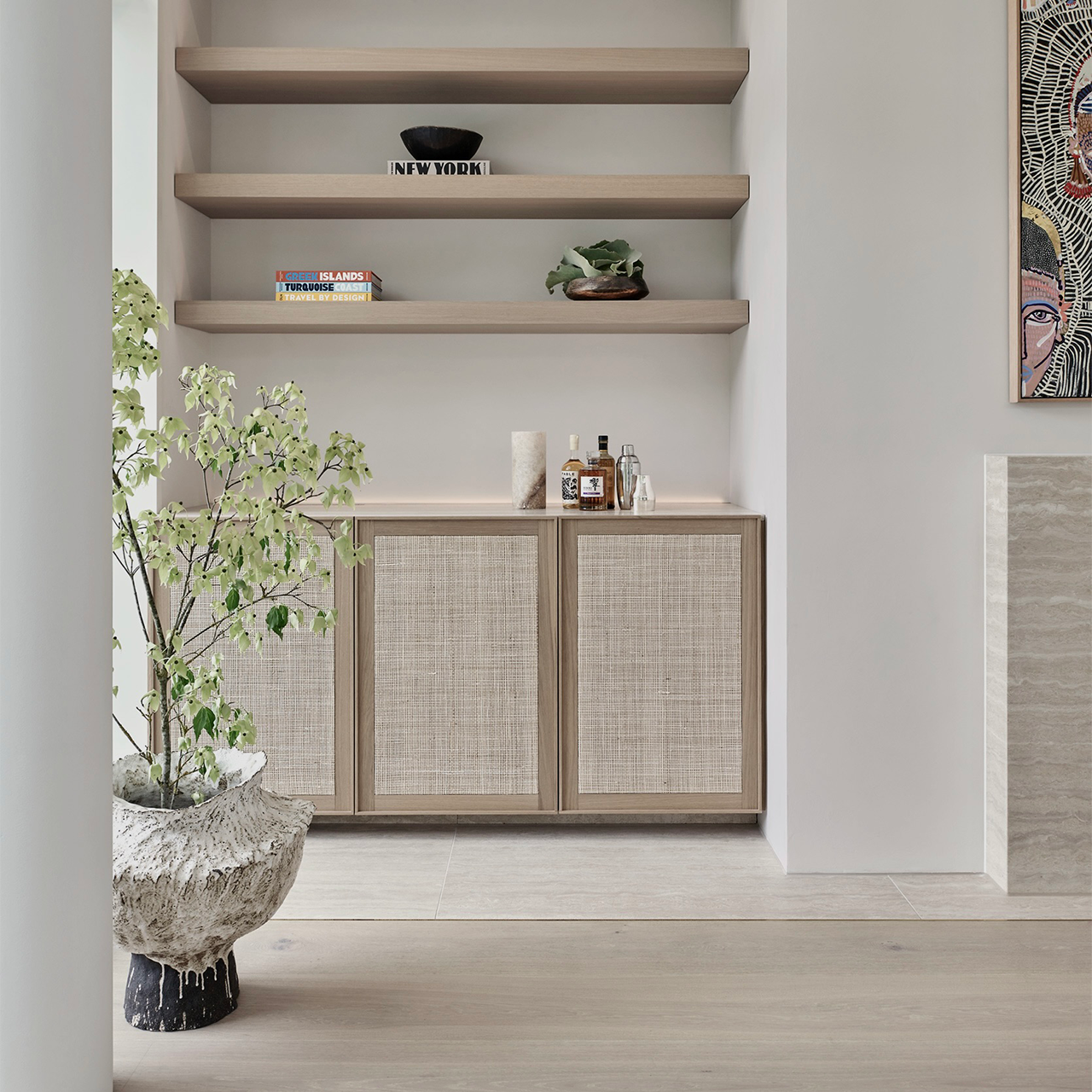 ratan sideboard 
