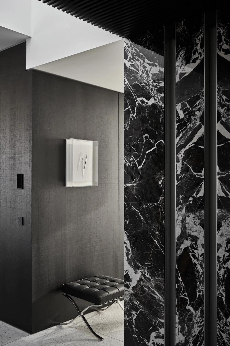 dark marble in hallway