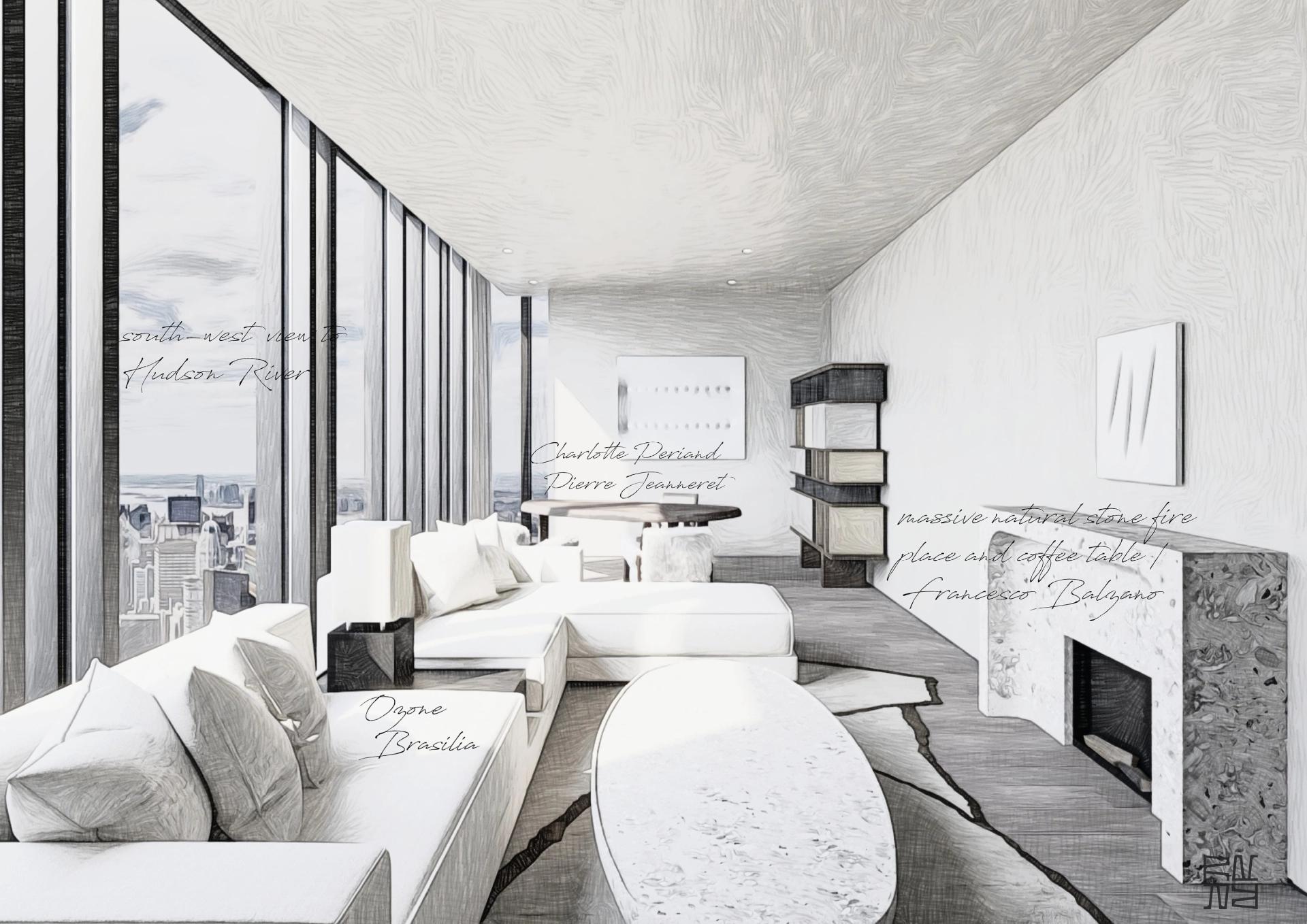 vision of living room