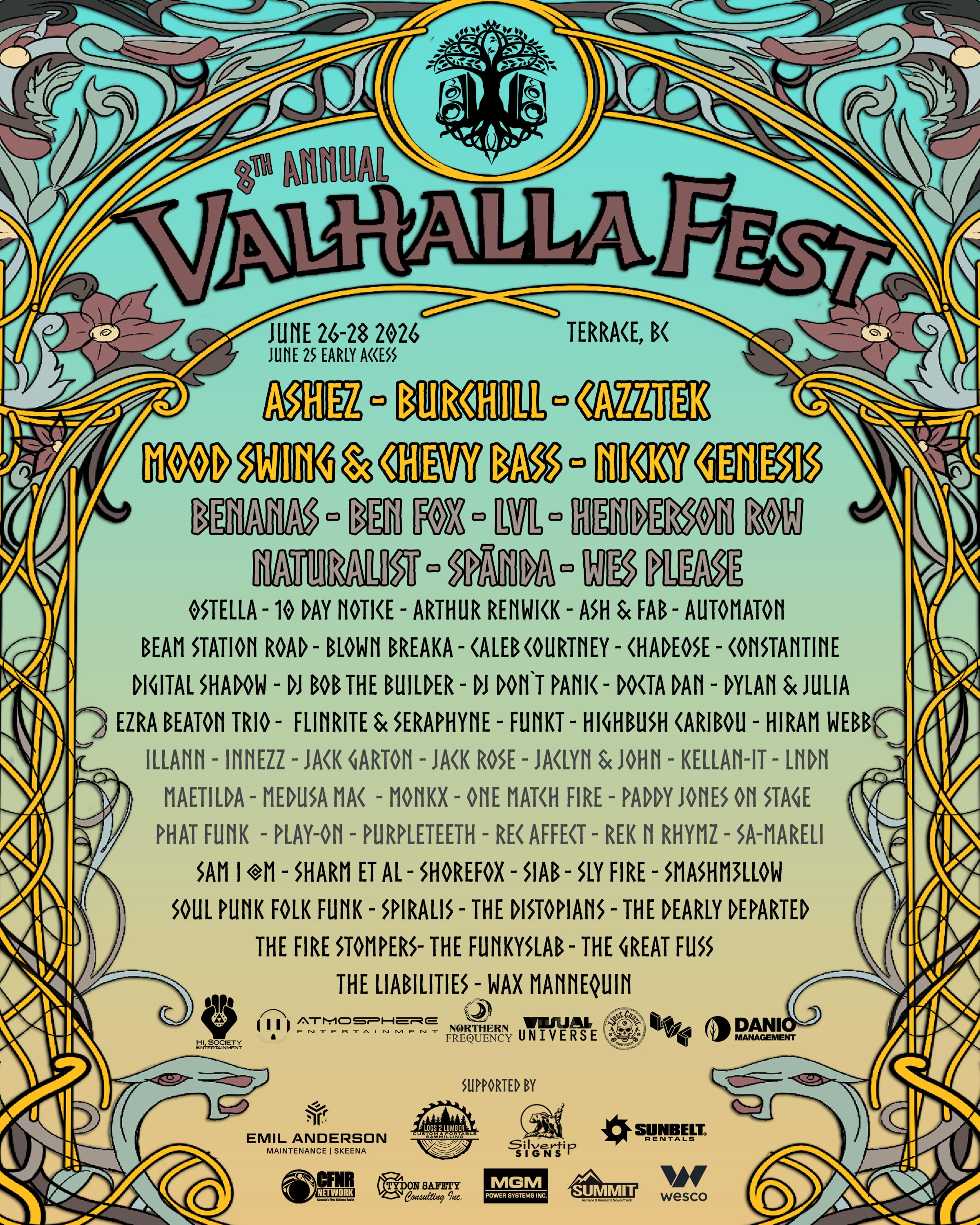 Lineup poster