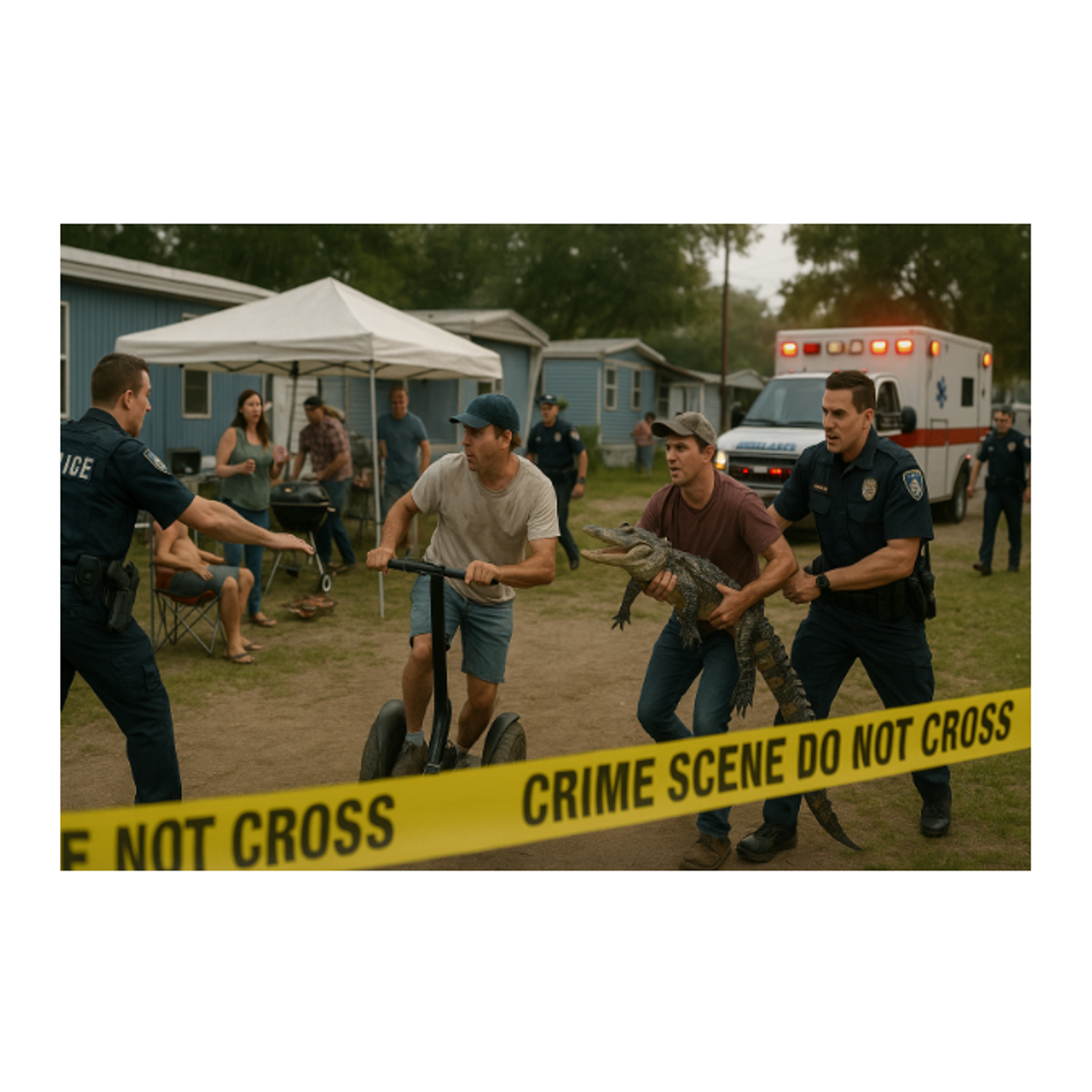 Florida Man Crashes Florida Man's Party, Triggers Unprecedented Crime Wave as Entire Town of Westington Declared Crime Scene Image