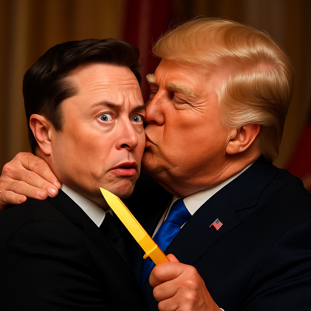 Musk Recovering From Stab Wounds - Took Multiple Trump Steak Knives To The Back