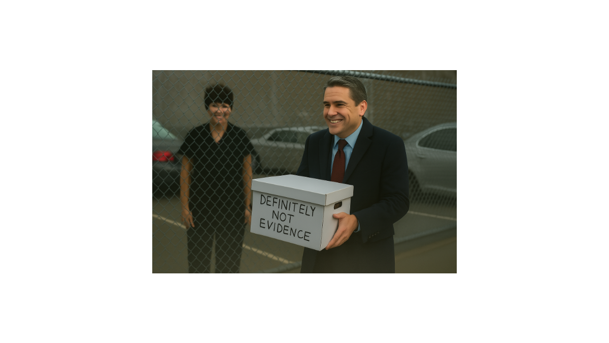 EXCLUSIVE: DOJ Deputy Attorney General Todd Blanche Emerges from Maxwell Meeting Carrying Mysterious "Truth Box," Claims All Epstein Evidence is "Fake News"