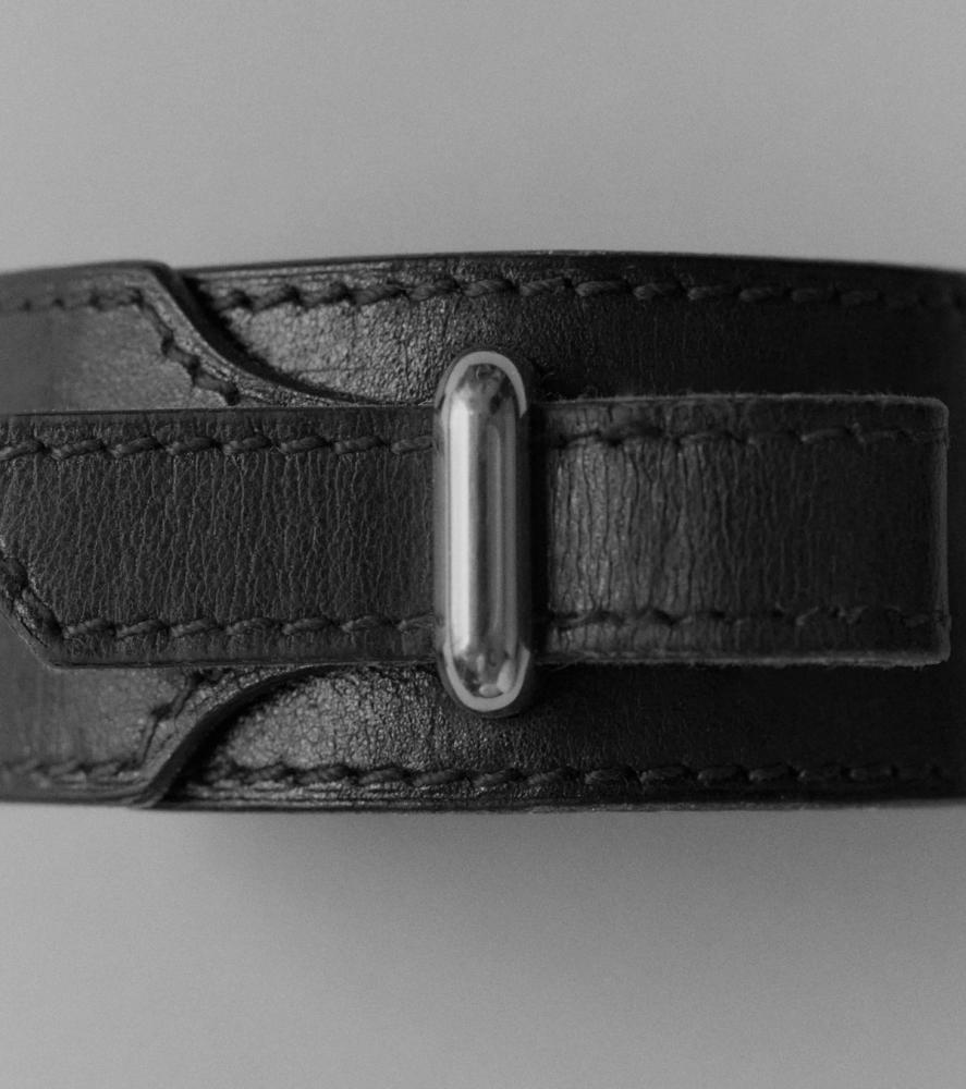 Archive: Hermès Leather Wrist Cuff. 1970's. Photography by Trisha Ward.