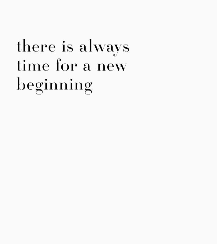 There is always time for a new beginning