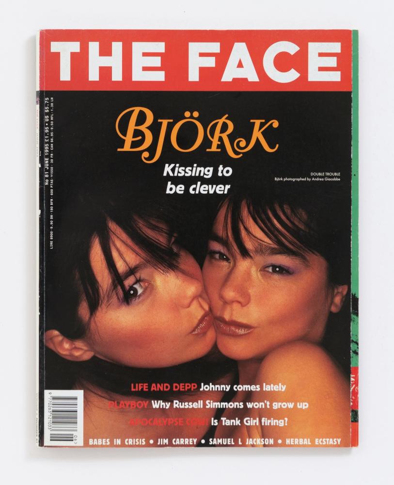 Bjork for The Face June 1995 photography by Andrea Giacobbe