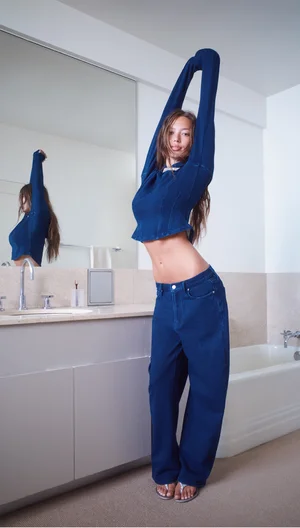 models wearing cozy soft matching sets