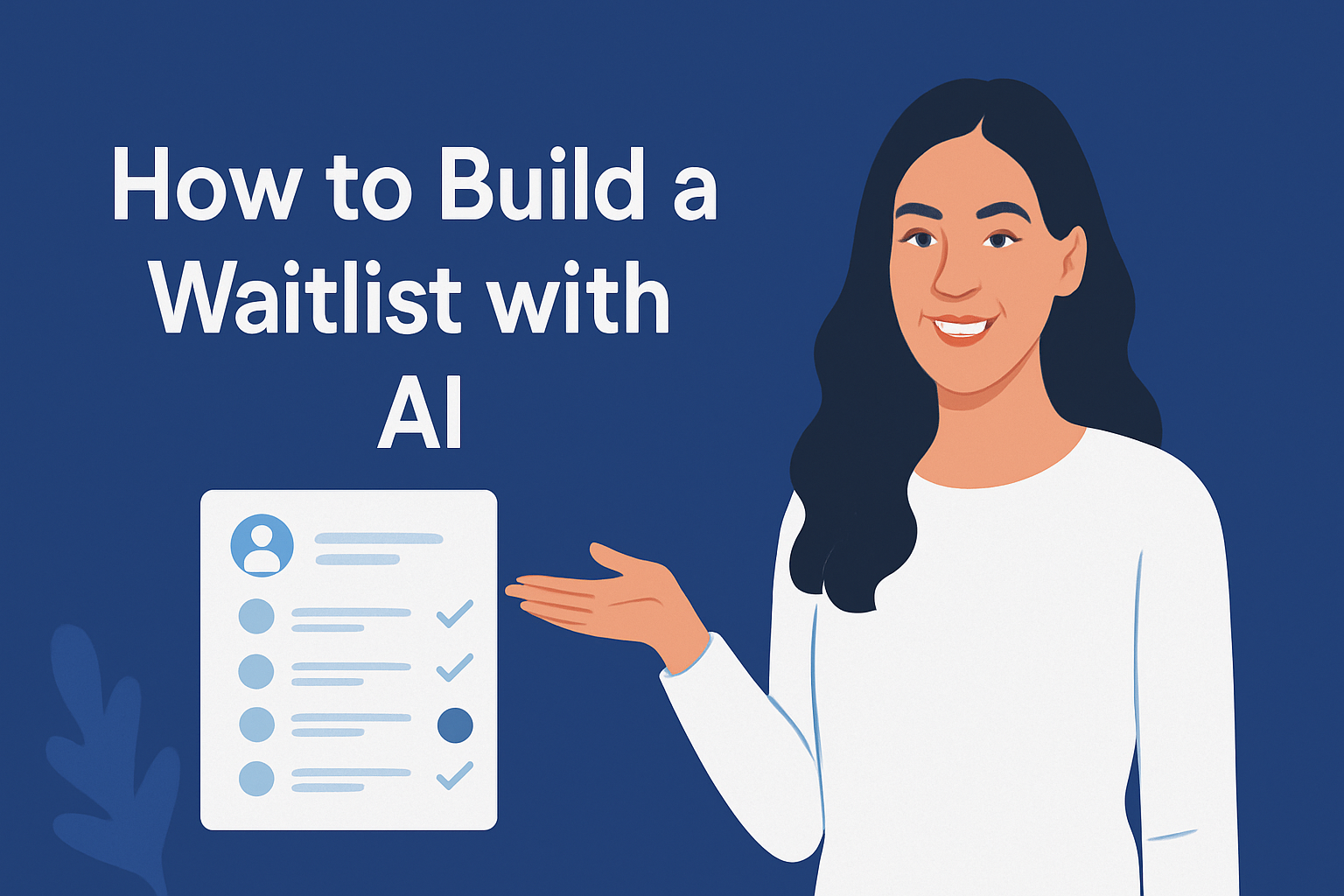 image for How to Build a Waitlist Form with AI (In Under 60 Seconds)