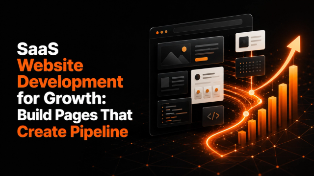 saas website development for growth hero
