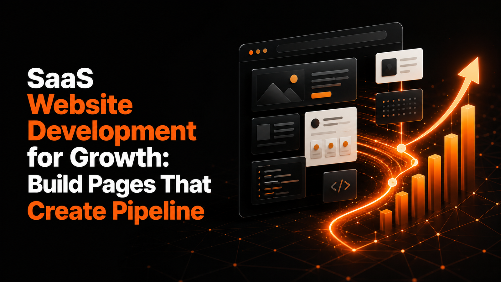 saas website development for growth hero