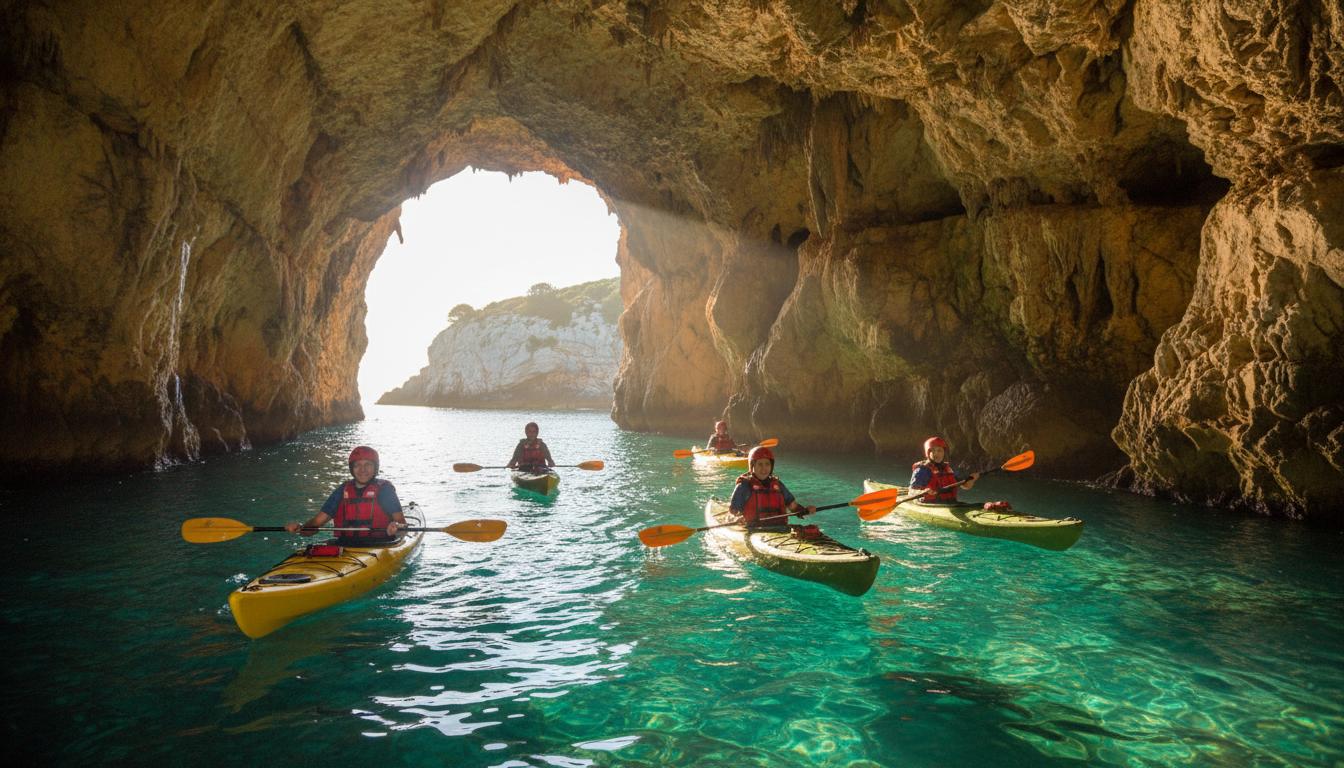 Islands, Cliffs and Cave Kayak Tour