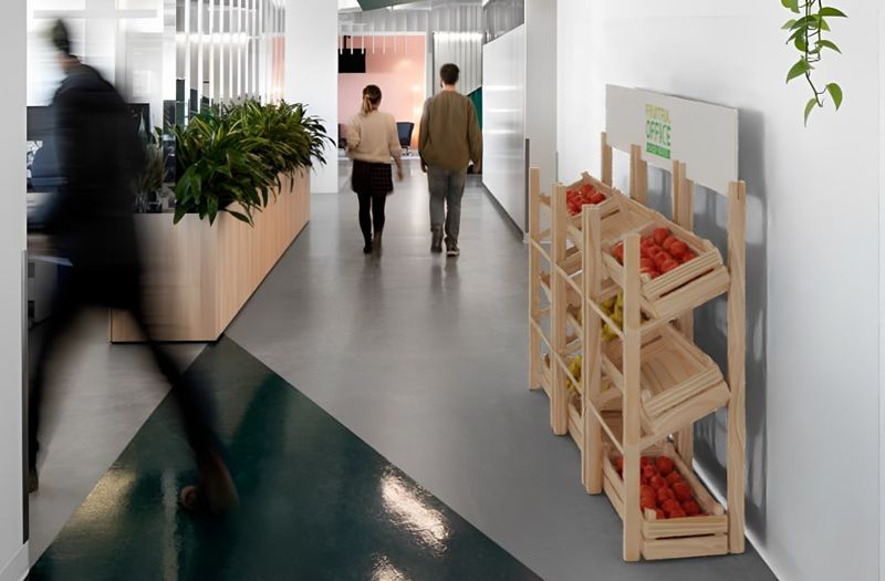Fruitful Office, Crates & Stands, detail 3
