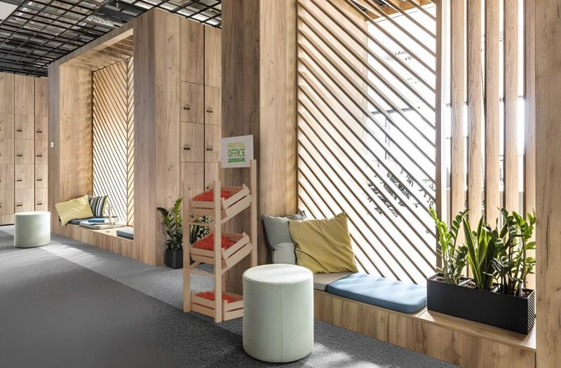 Fruitful Office, Crates & Stands, detail 2