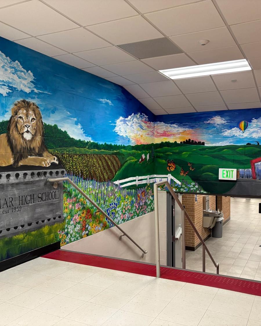 Linn-Mar High School Mural (Group)