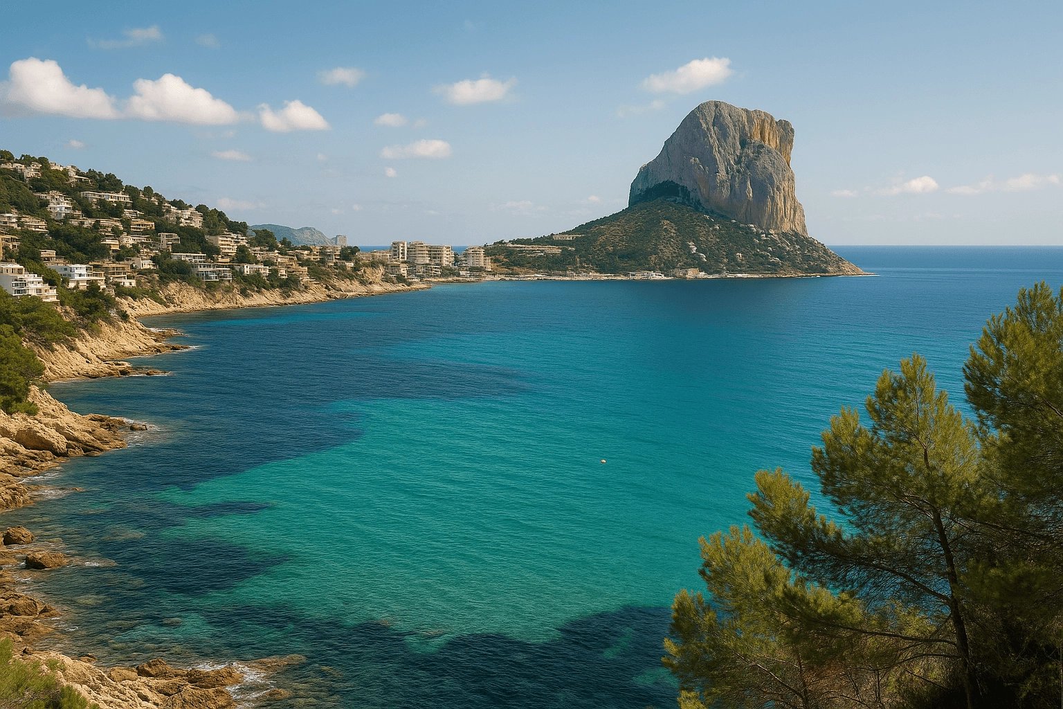 Alicante harbour by night