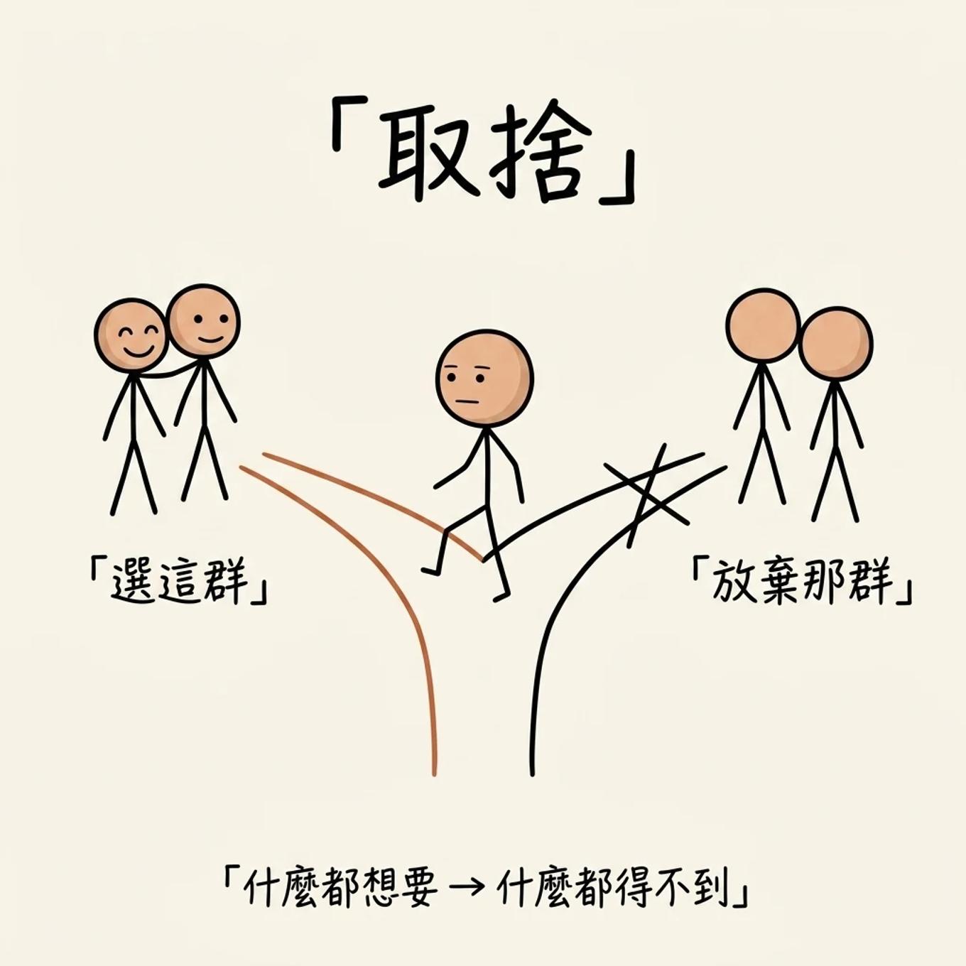 戰略的本質是取捨：選定一群客人這條路，就得放棄另一群客人，什麼都想要就什麼都得不到