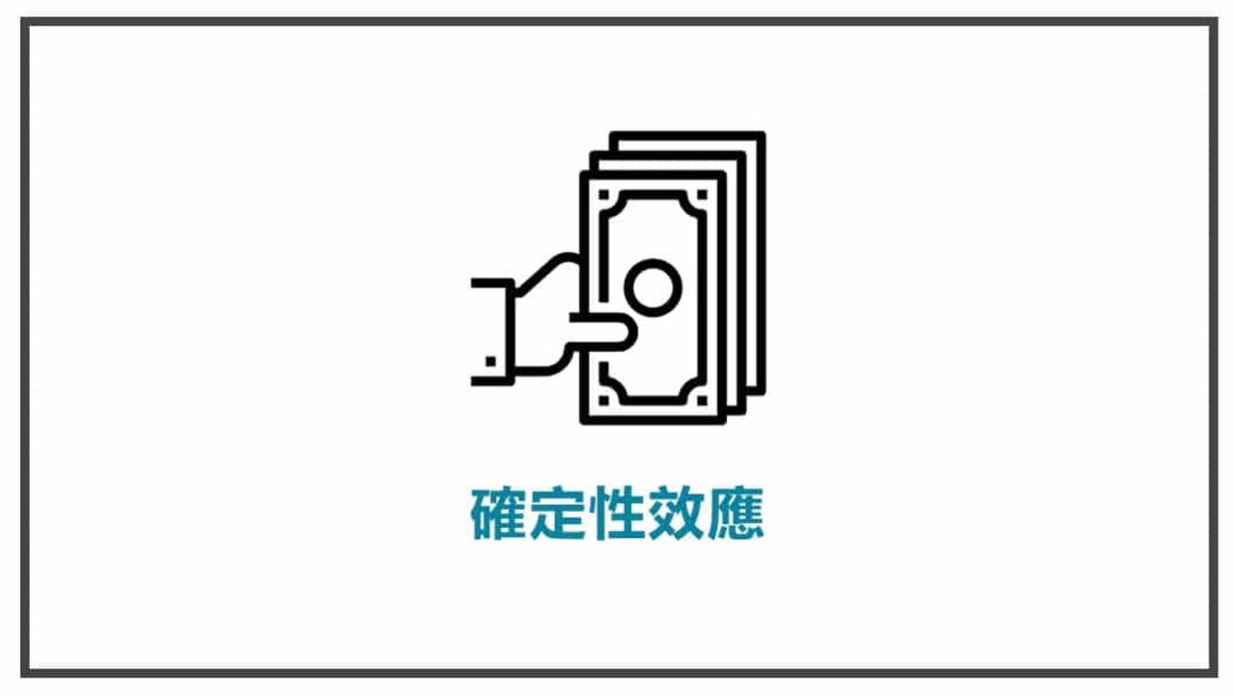消費心理學-確定性效應
