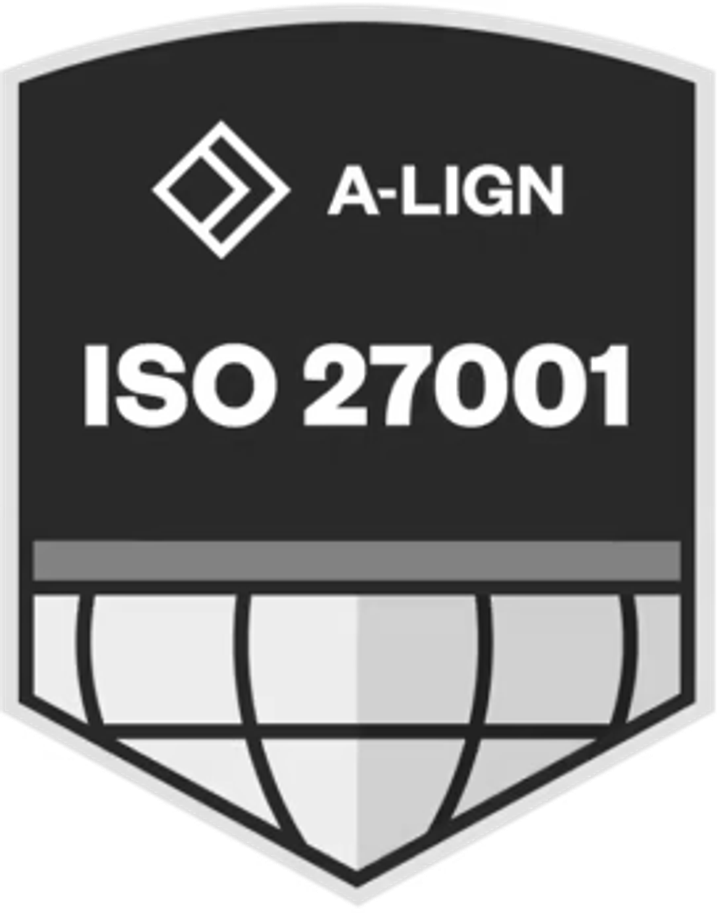A-LIGN ISO/IEC 27001:2013 (e) Certified certification badge