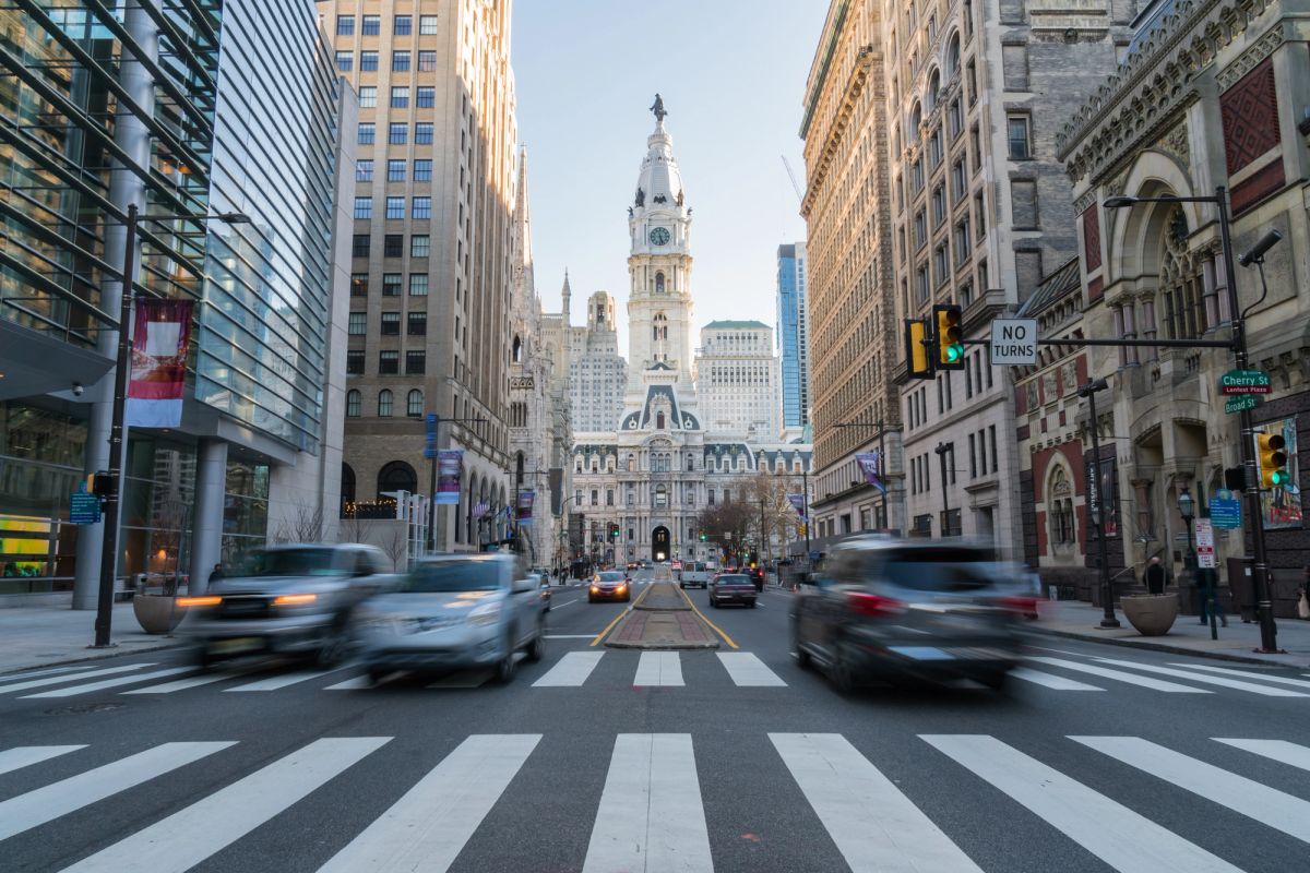 Center City Philadelphia transit corridor