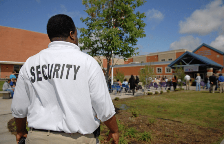 security guard at school