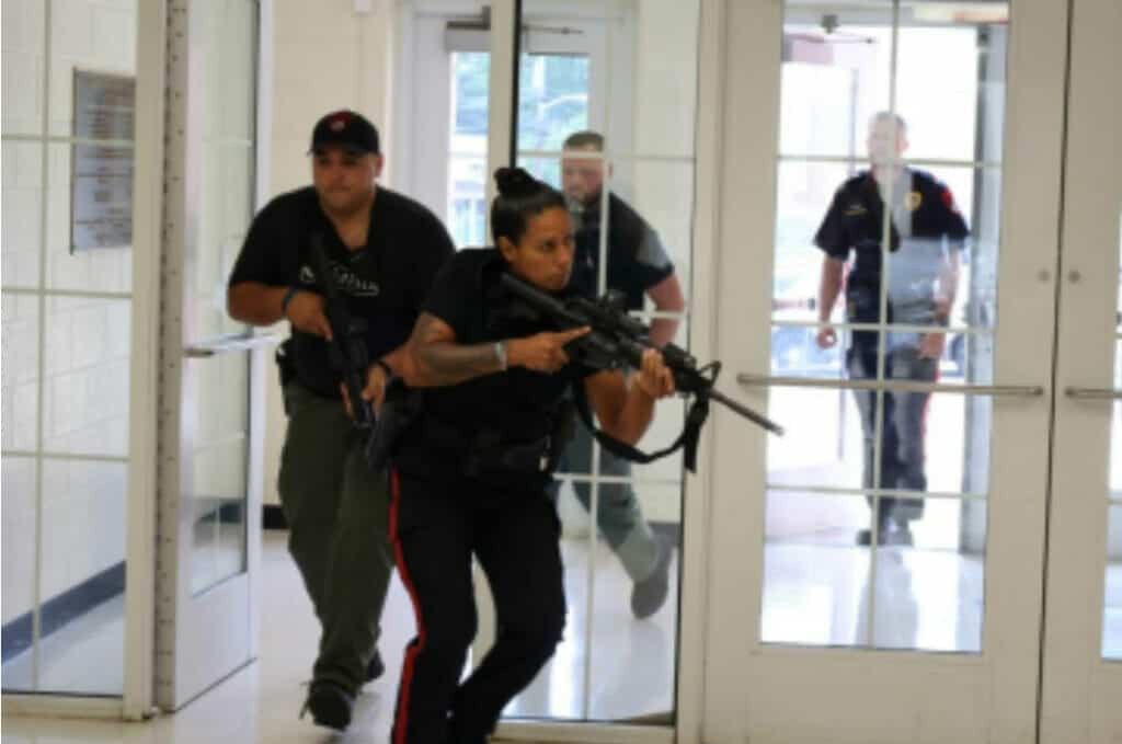 Cover image for Rancocas Valley Regional High School Holds Annual Active Shooter Training with Local Law Enforcement and ZeroEyes A.I. Gun Detection Technology to Boost School Safety