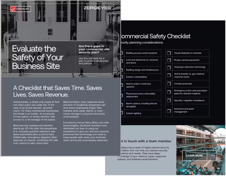 Commercial Business Safety Checklist