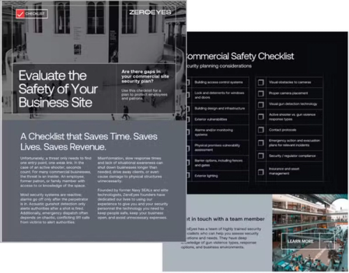 Commercial Business Safety Checklist