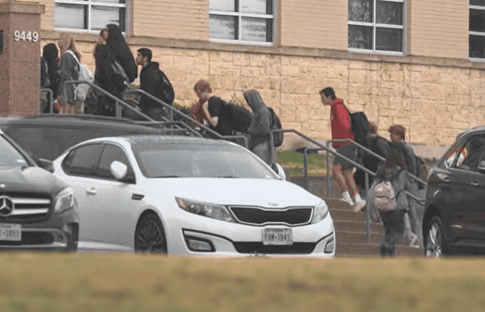 a white car with a license plate