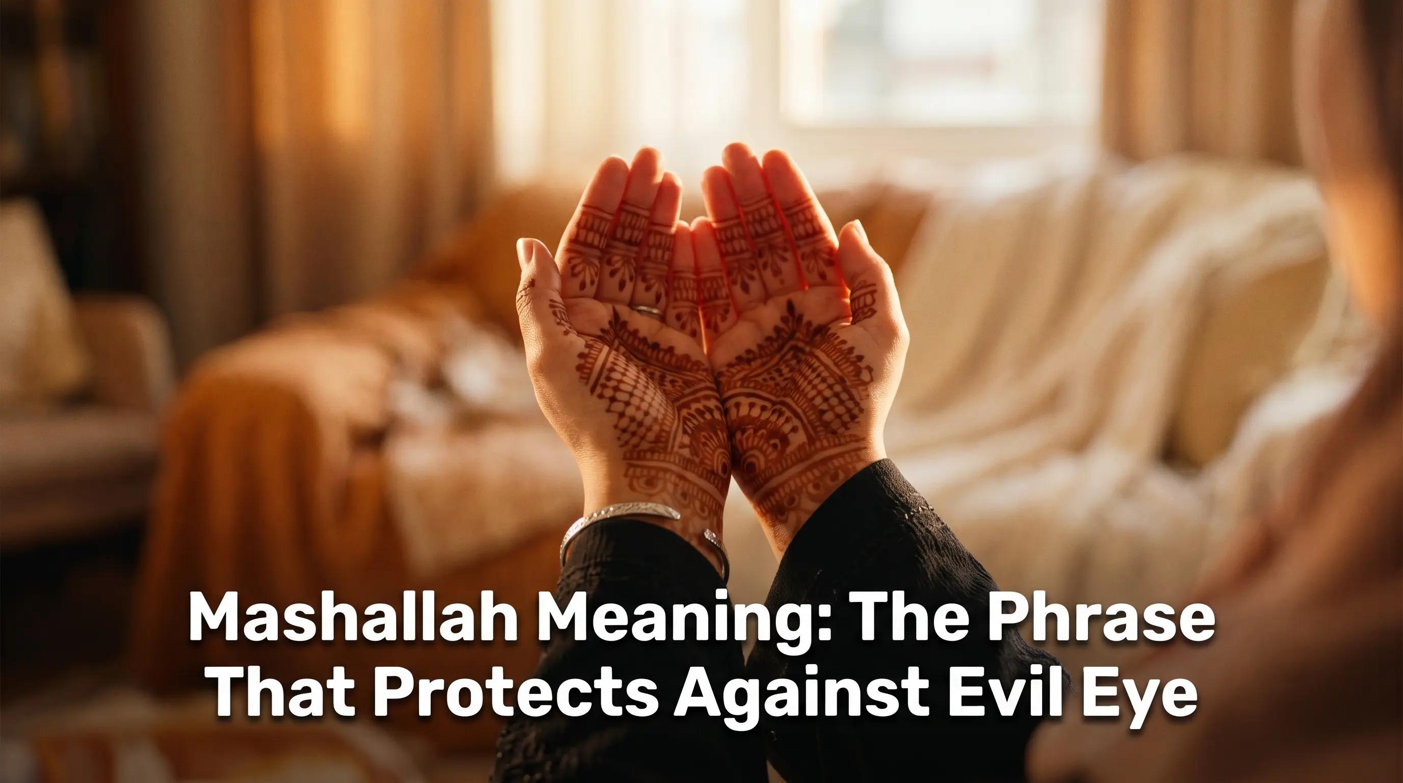 Mashallah Meaning: The Phrase That Protects Against Evil Eye