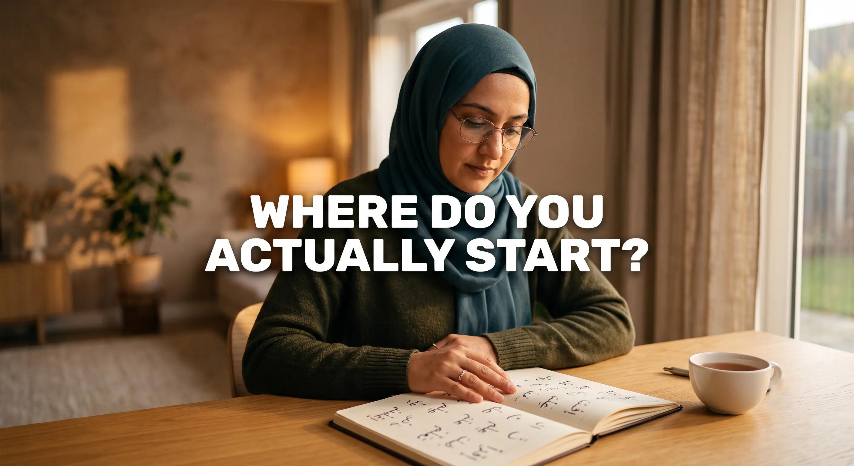 Quranic Arabic for Beginners: Where to Actually Start
