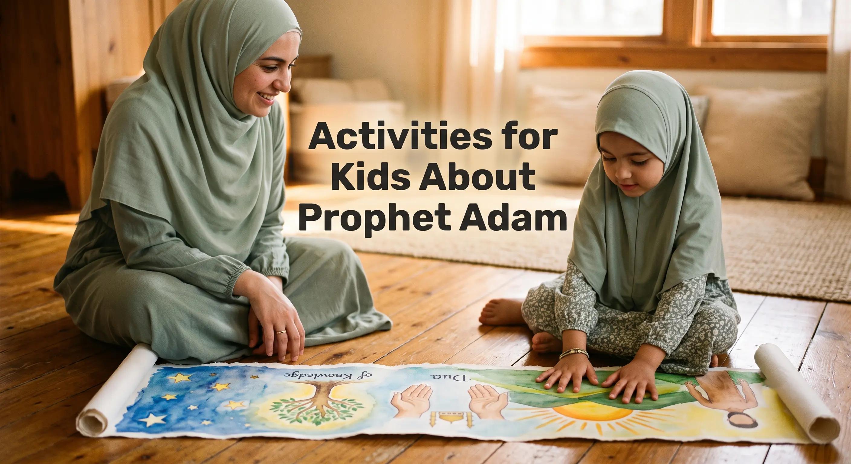 Activities for Kids About Prophet Adam: Lessons from Surah Al-Baqarah